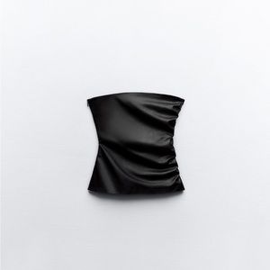 Zara Black Strapless Top